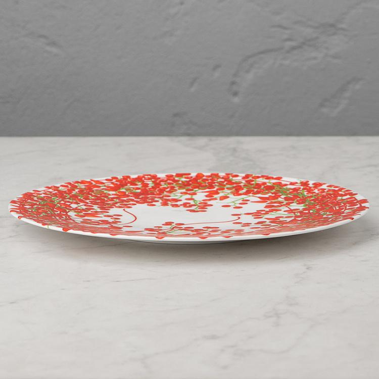 Сервировочная тарелка Красная нить ягоды Fil Rouge Bacche Serving Plate