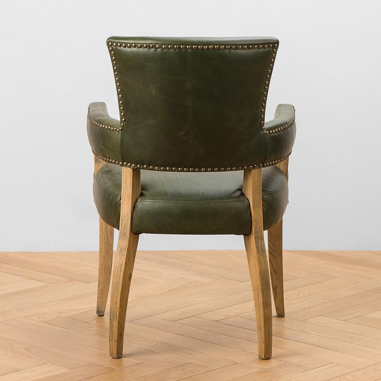 Стул Ньюпорт с подлокотниками, светлые ножки Newport Dining Chair, Oak Brown