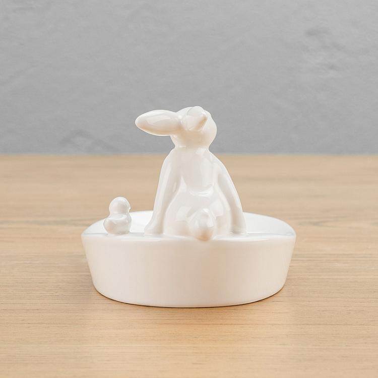 Мыльница с кроликом и уточкой Rabbit And Duck Soap Dish