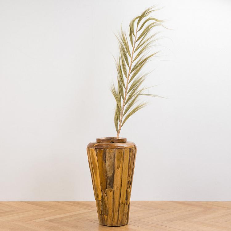 Ваза для цветов из тика Recycled Teak Jar
