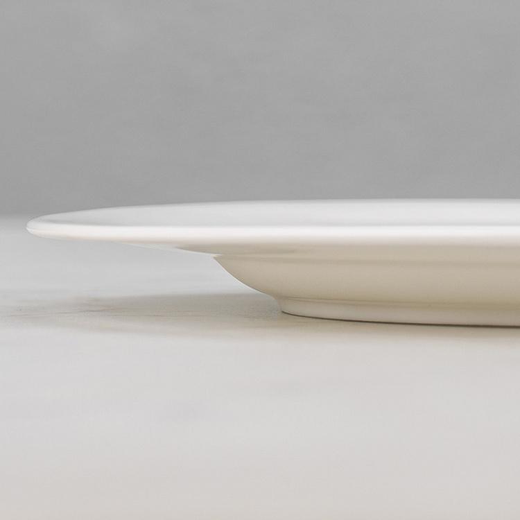 Десертная тарелка Белое на Белом Bianco And Bianco Dessert Plate