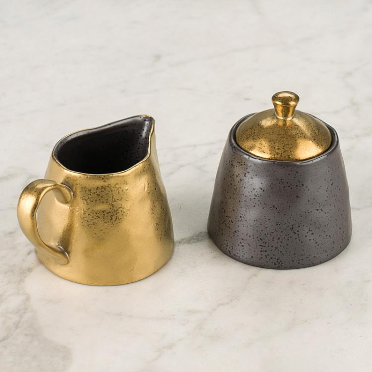 Молочник и сахарница Цейлон Set Of 2 Creamer And Sugar Pot Ceylon