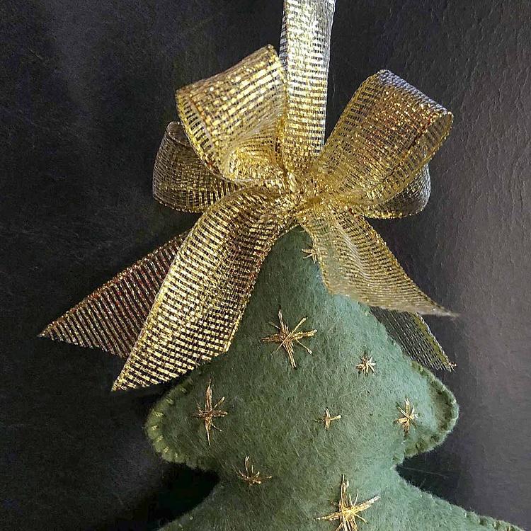 Ёлочная игрушка Новогодняя ёлочка Christmas Tree Green 15 cm