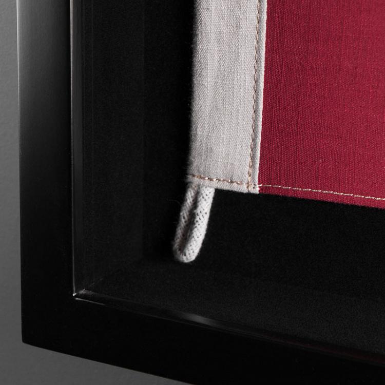 Флаг Гонконга за стеклом в раме, мини Shadow Box Flag Hong Kong Mini