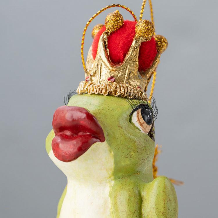 Набор из двух шкатулок Принц и принцесса лягушки Set Of 2 Frogs Prince On Box 13,5 cm