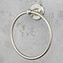 Держатель для полотенец Towel Ring Brushed Nickel