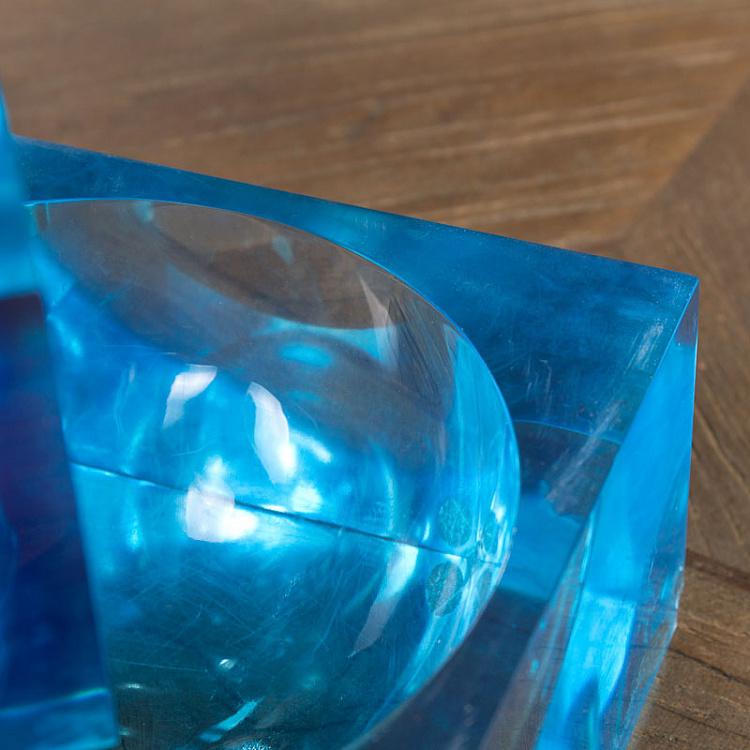 Статуэтка куб со сферой внутри Бичд, S Beached Cube With Sphere Small