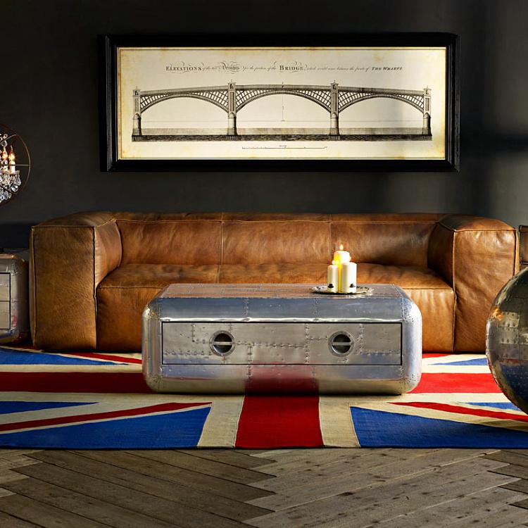 Картина-принт Телфордский мост со светлым фоном, L Architectural Telford Bridge Natural Large