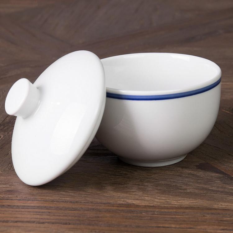 Сахарница из серии Синяя полоска Filo Blue Sugar Bowl