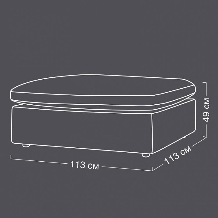 Пуфик Блум Bloom Sectional Footstool
