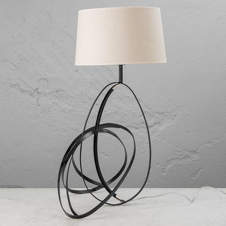 Настольная лампа Орбита, чёрное железо L2 Orbit Table Lamp Iron Black
