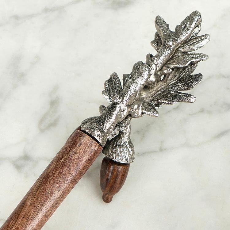 Набор из двух салатных ложек Дубовые веточки Set Of 2 Salad Servers Holly