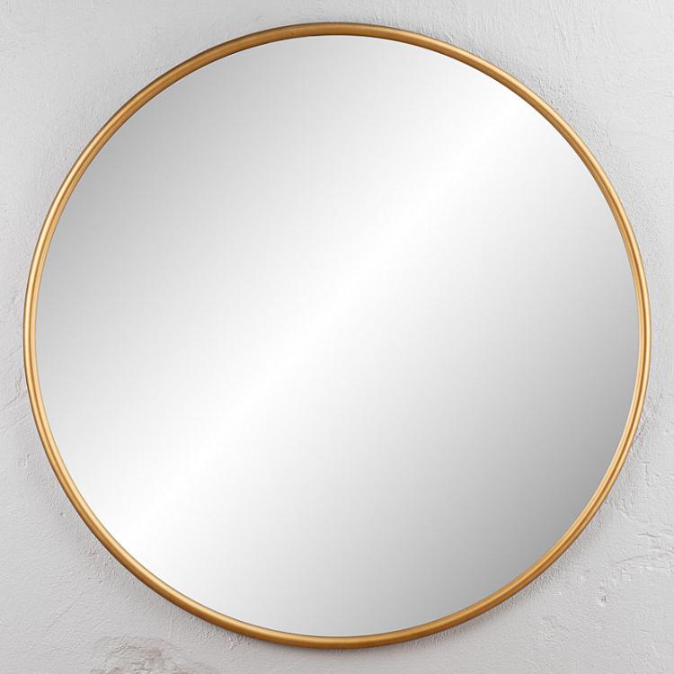Круглое зеркало Винтажное золото Round Mirror Antique Gold