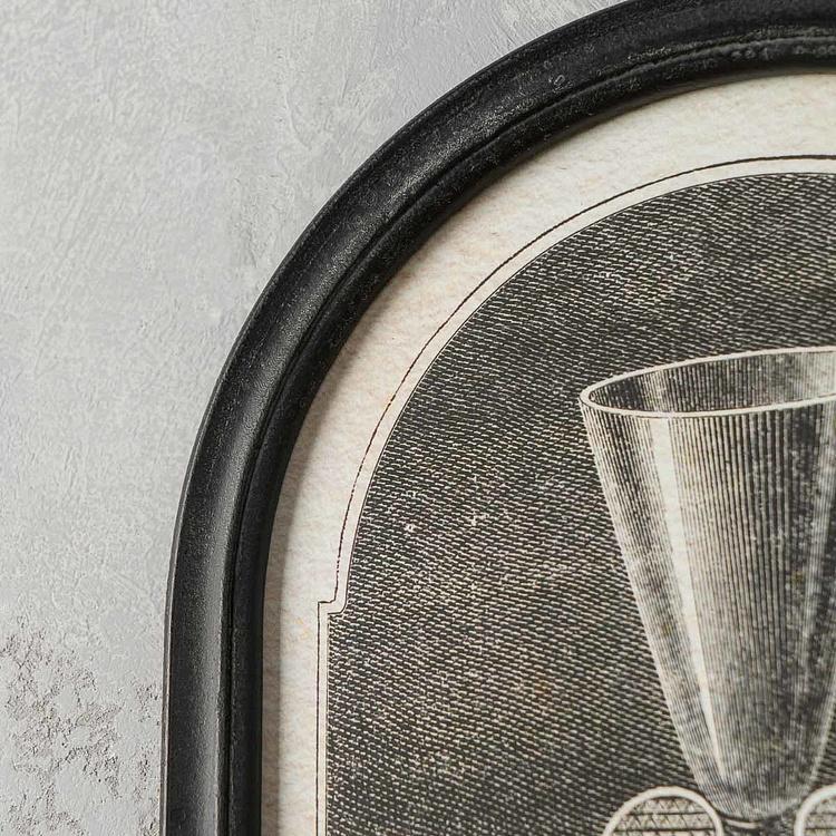 Фото-принт диптих  Роскошные бокалы Set Of 2 Frames Chic Drinks