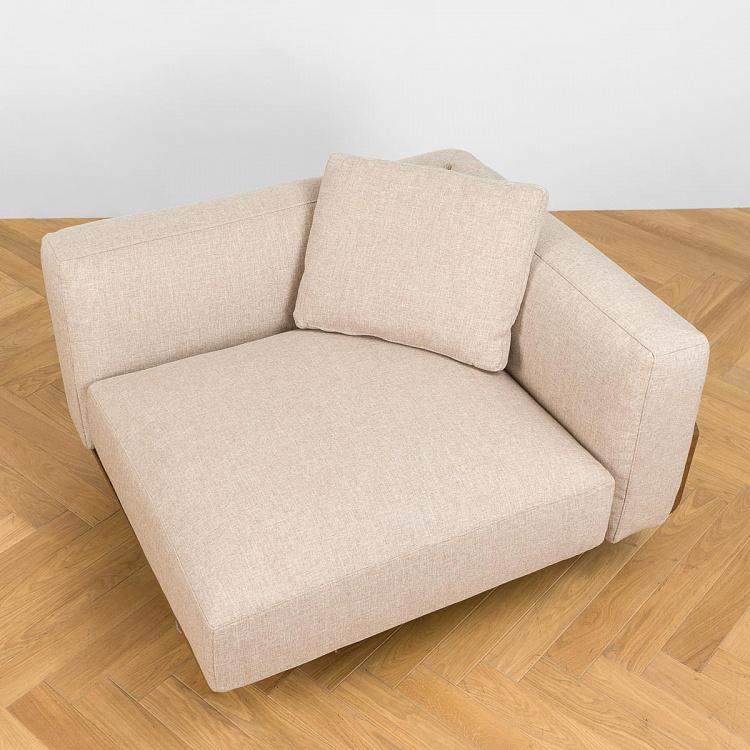 Угловой диван Позитано с полкой за спинкой Positano Group With Shelf