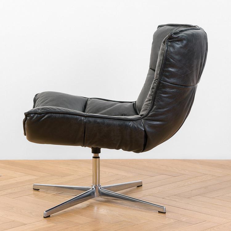 Рабочее кресло Центр, серебристый металл Center Swivel Office Chair, Silver Metal Base RM