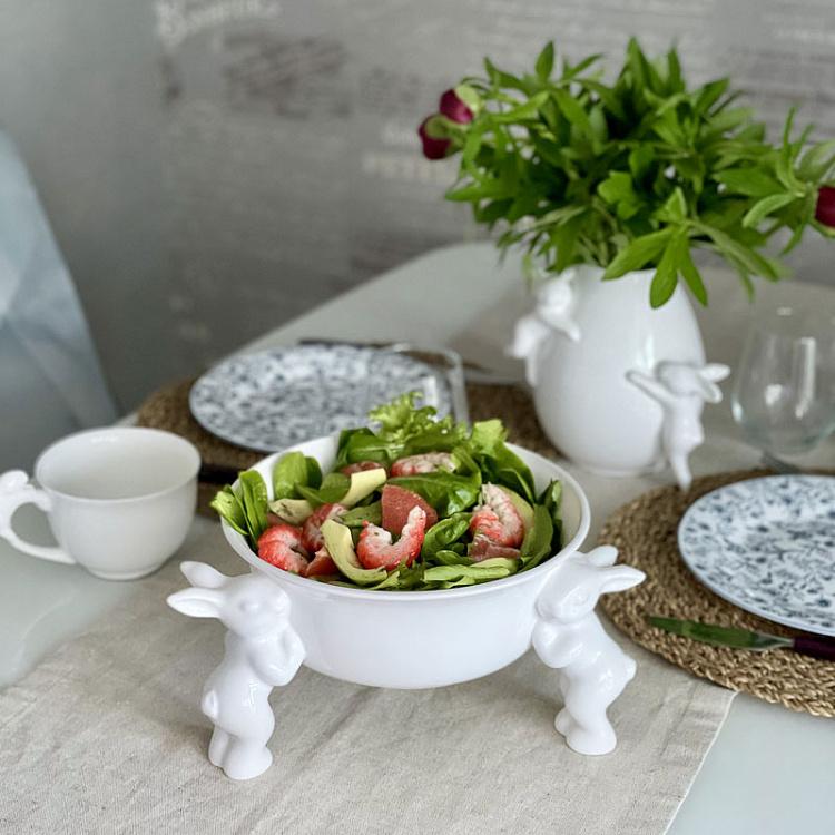 Салатница Кролики-воришки Salad Bowl Rabbits Thieves