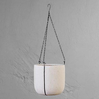 Effectory Beton Hanging Bowl White Sand Medium