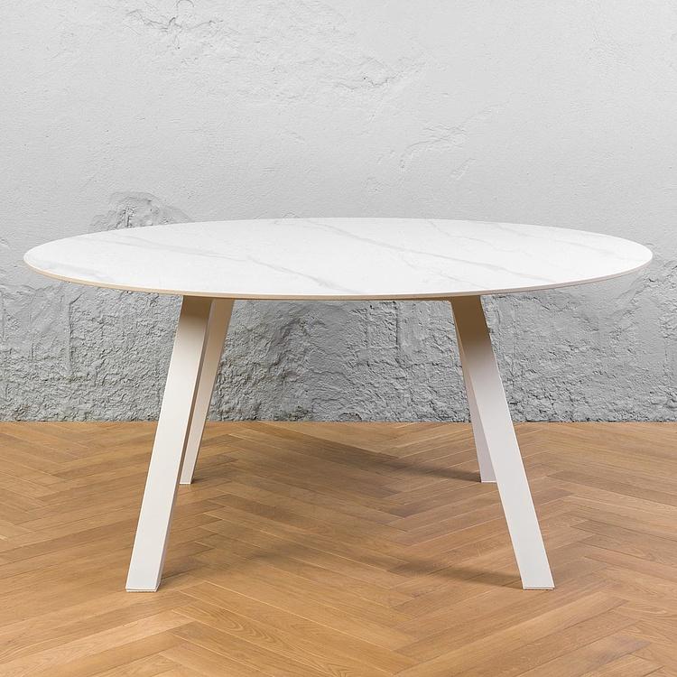 Садовый круглый обеденный стол Рози Rosi Round Dining Table