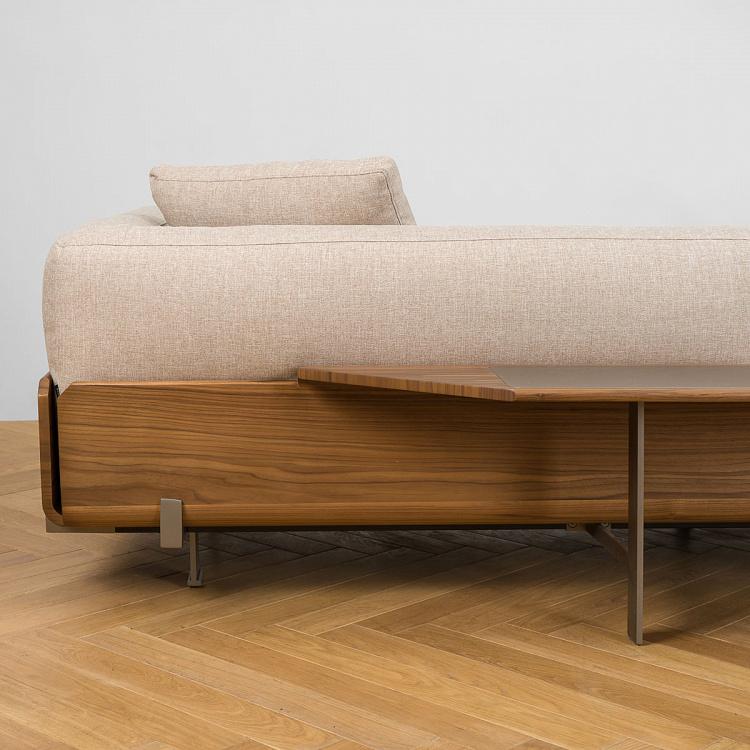 Угловой диван Позитано с полкой за спинкой Positano Group With Shelf