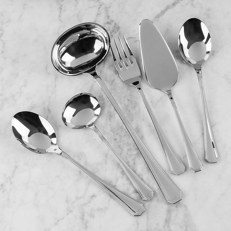 Набор из 126 столовых приборов на 12 персон в деревянной коробке Америка Set Of 126 Cutlery Pieces America Wooden Box