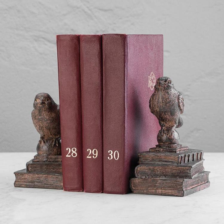Набор из двух держателей для книг Птицы Bookend Birds