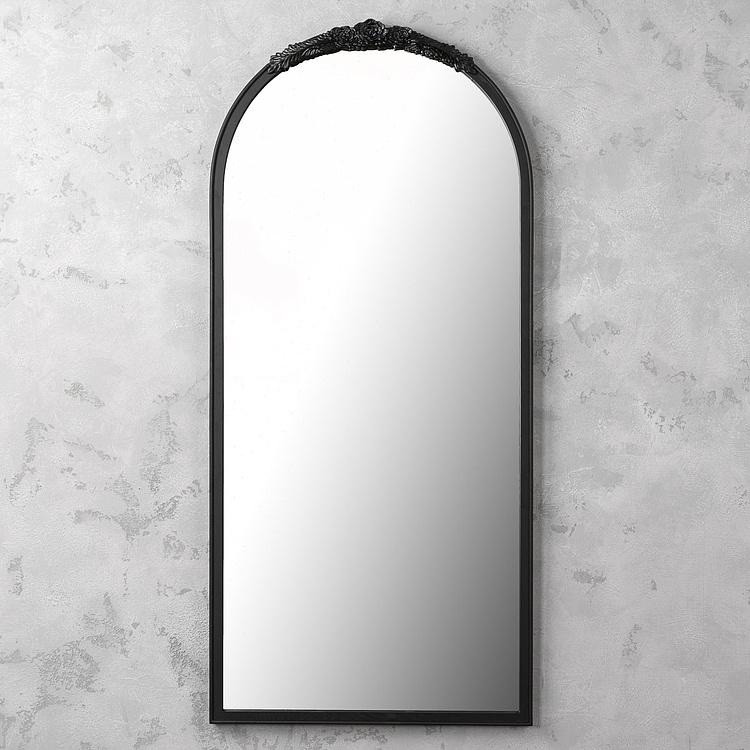 Зеркало с розой в антикварном стиле Hand Carved Rose Antique Mirror