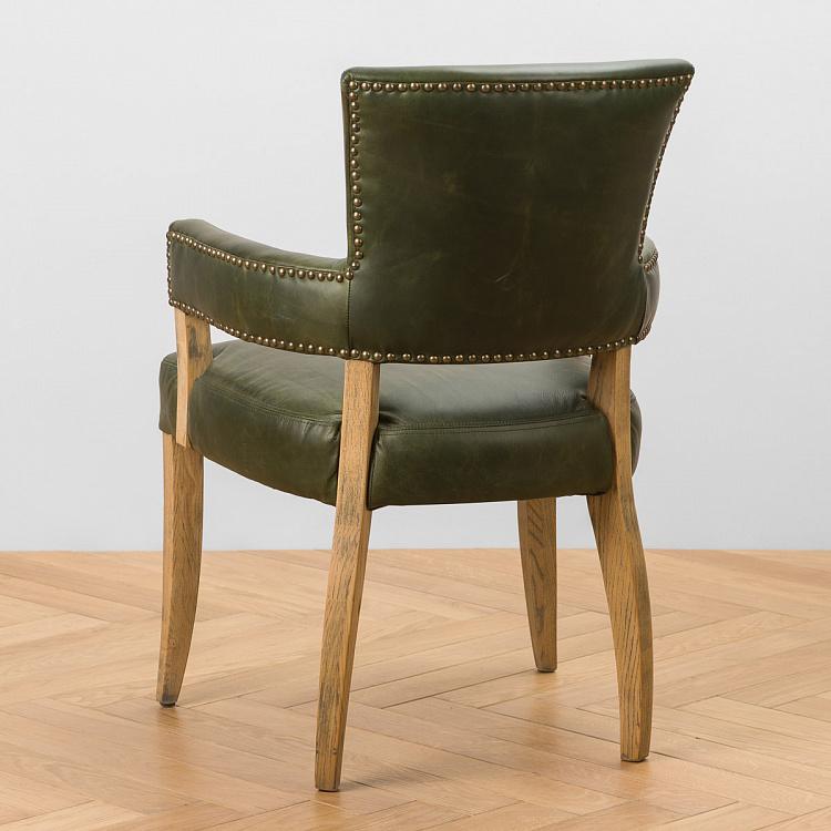 Стул Ньюпорт с подлокотниками, светлые ножки Newport Dining Chair, Oak Brown