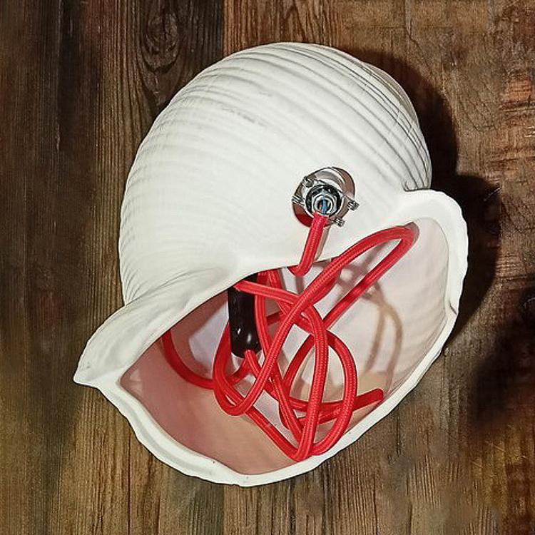 Фарфоровая настольная лампа Ракушка Porcelain Table Lamp Shell