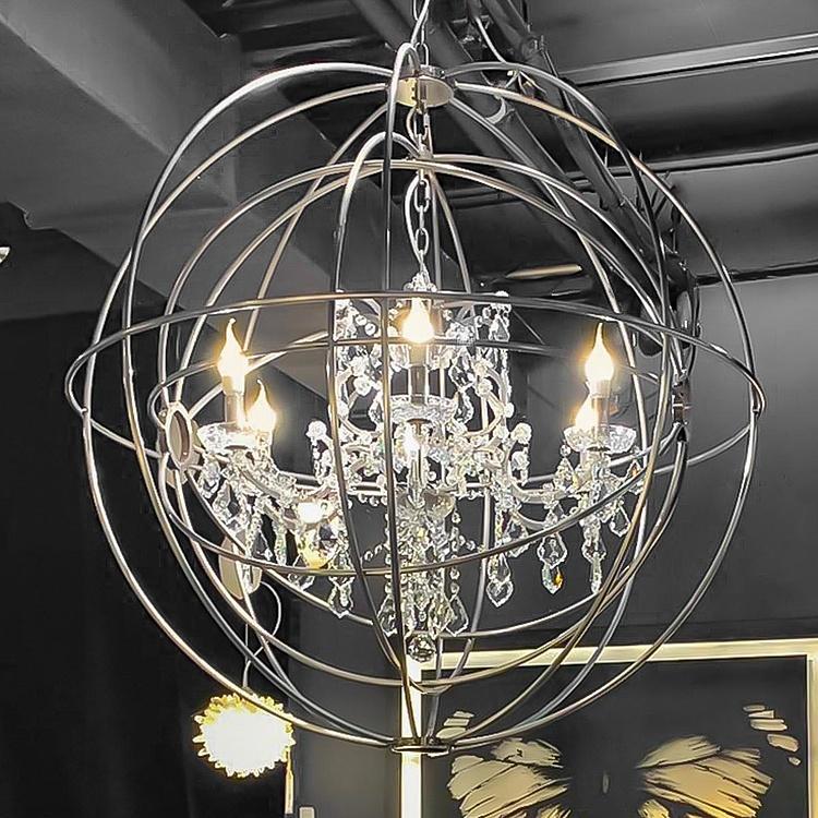 Хрустальная люстра с двойным гироскопом Gyro Crystal Chandelier Double