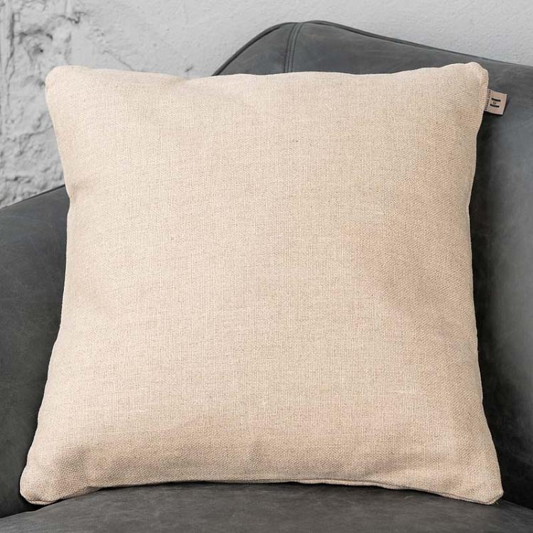 Декоративная льняная подушка 69 69 Cushion