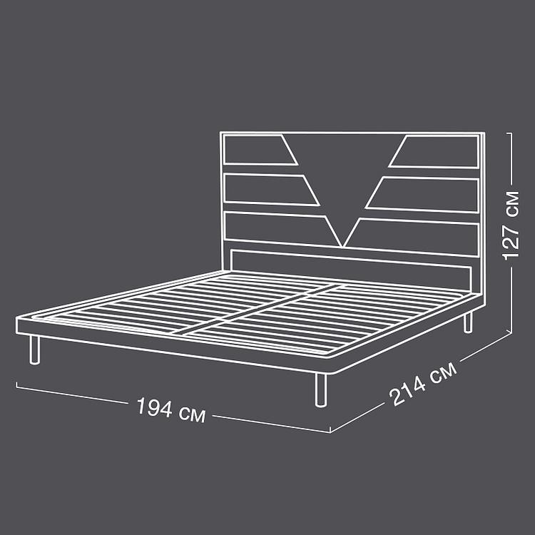 Двуспальная кровать Каньон Canyon Double Bed RM