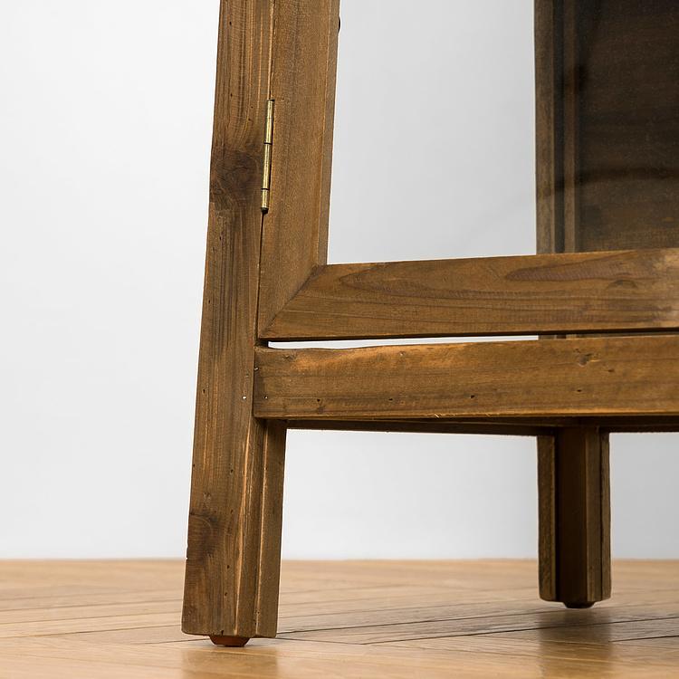 Четырёхдверный низкий сервант Лаваль Laval 4 Doors Glass Sideboard