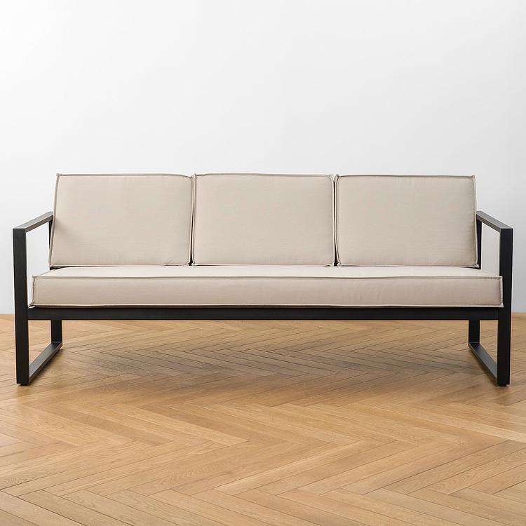 Трёхместный садовый диван Этика Ethic 3 Seater, Black