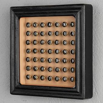 Wooden Alphabet Frame Underwood