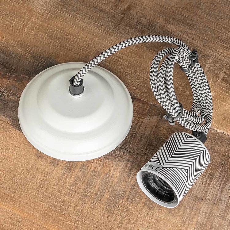 Подвесной светильник Зигзаг Metal Pendant Douille Zig Zag Pattern