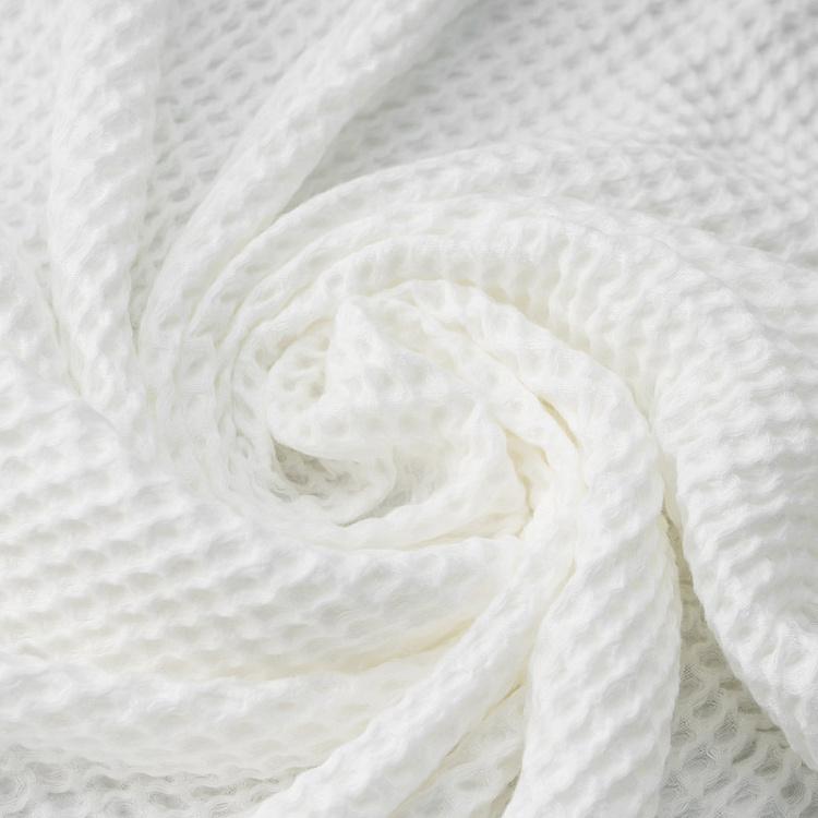 Белое вафельное банное полотенце Модал 76x142 см Modal Waffle Bath Towel White 76x142 cm