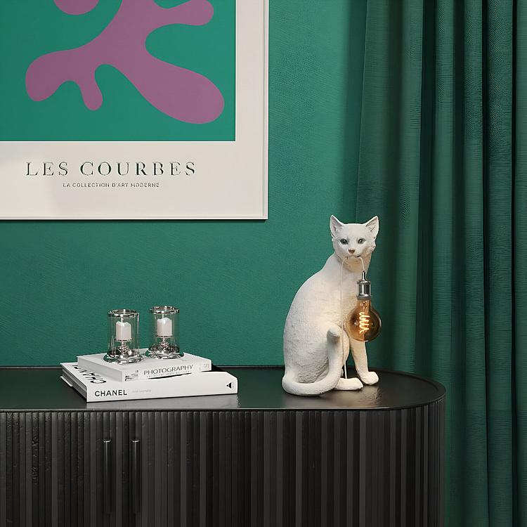 Настольная лампа с кошкой Шушу Table Lamp Cat Chouchou