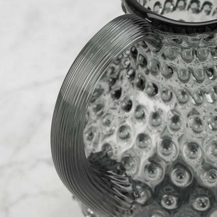 Серо-зелёный кувшин Диамант Pitcher Hobnail Sage Grey Large