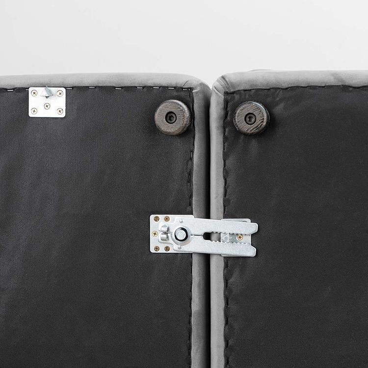 Угловой модульный бархатный диван Зенна 2, S Zenna Group Small 2 Velvet