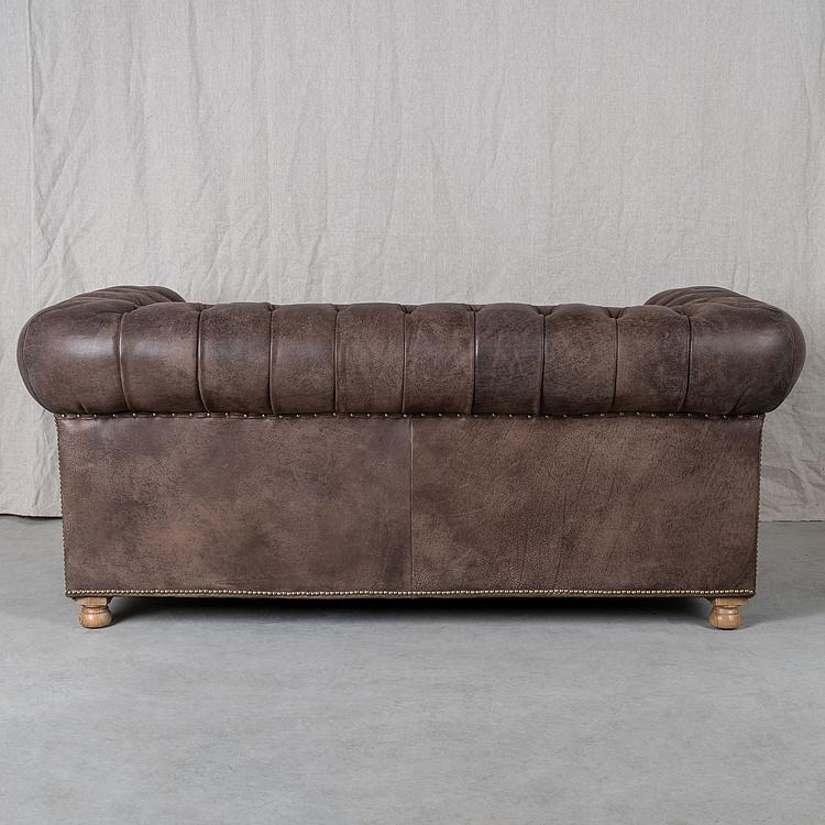 Двухместный кожаный диван Вестминстер Классика Westminster Button 2 Seater Leather