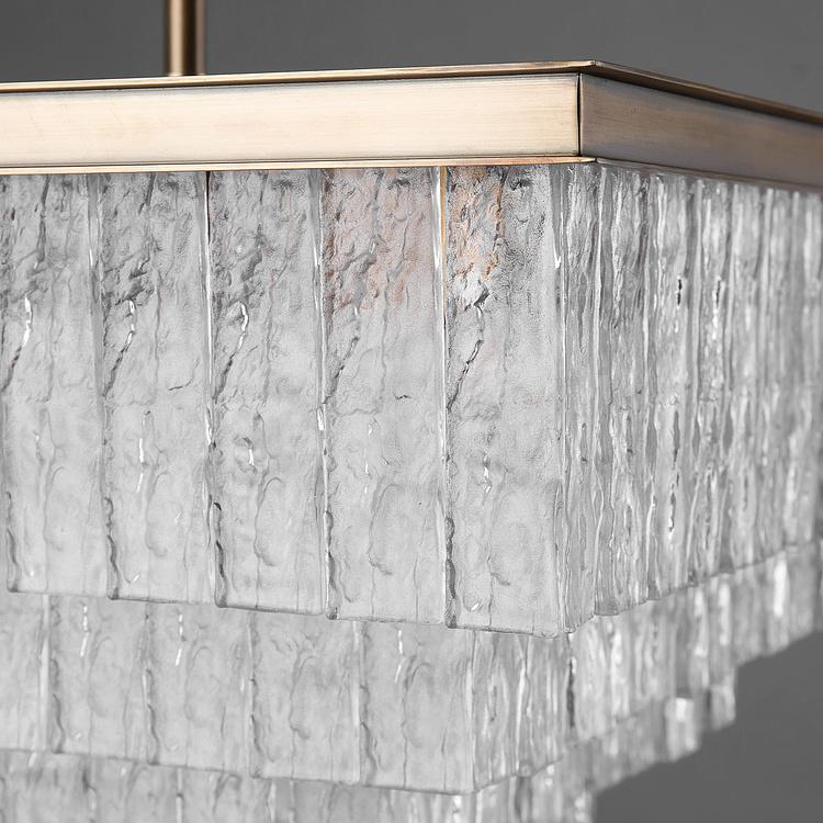 Квадратная люстра Барк с пятью кольцами Bark Square Pendant 5 Rings