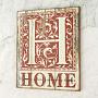 Табличка Wood Sign Home