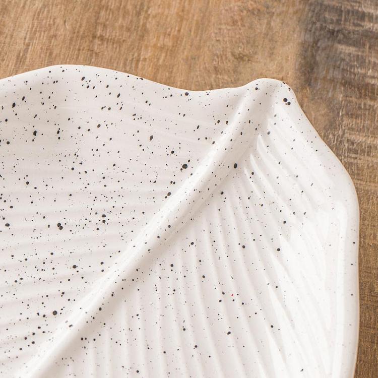 Длинное сервировочное блюдо-лист Зельда, S Zelda Plate Leaf Elongated Small