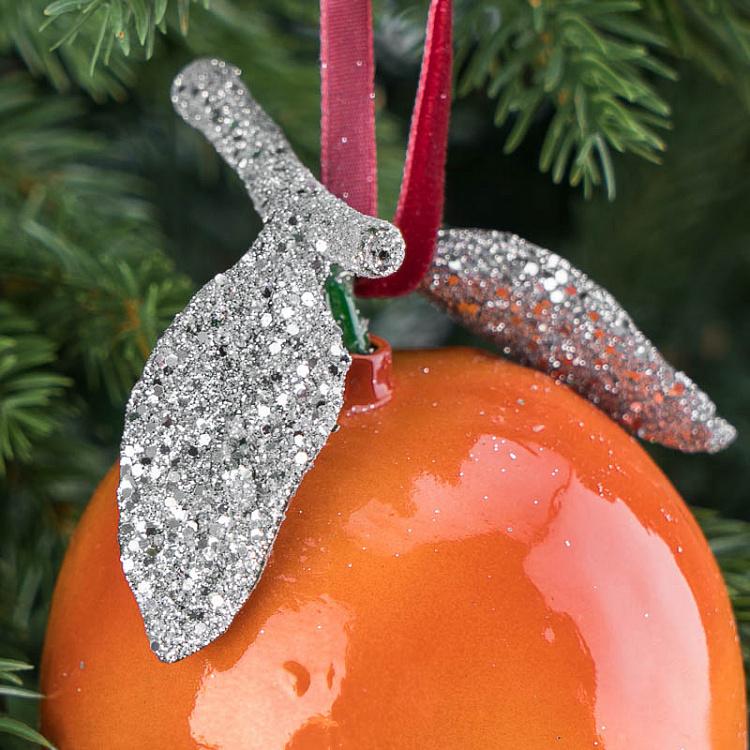 Ёлочная игрушка Мандарин Mandarin 10,5 cm