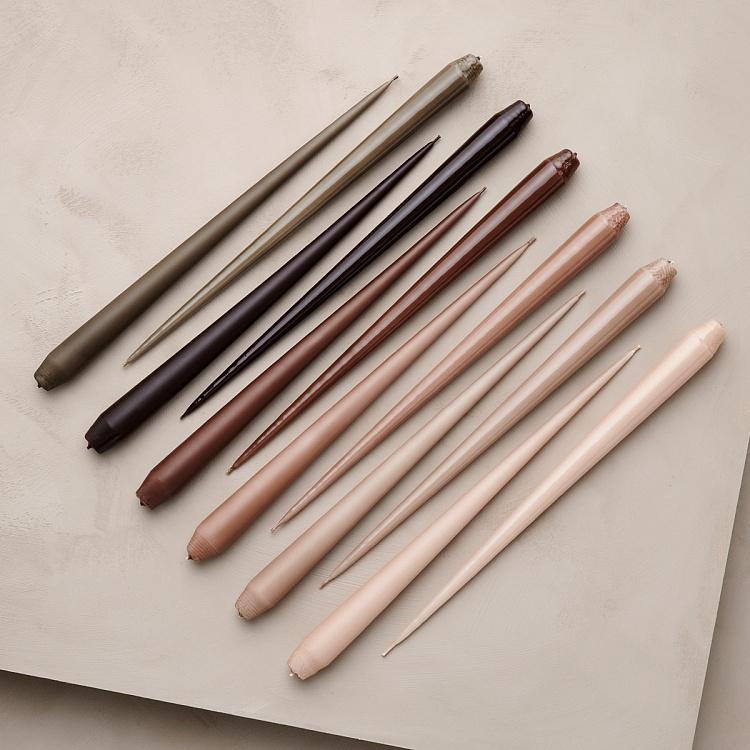 Парафиновая свеча конусная матовая Taper Candle Matt