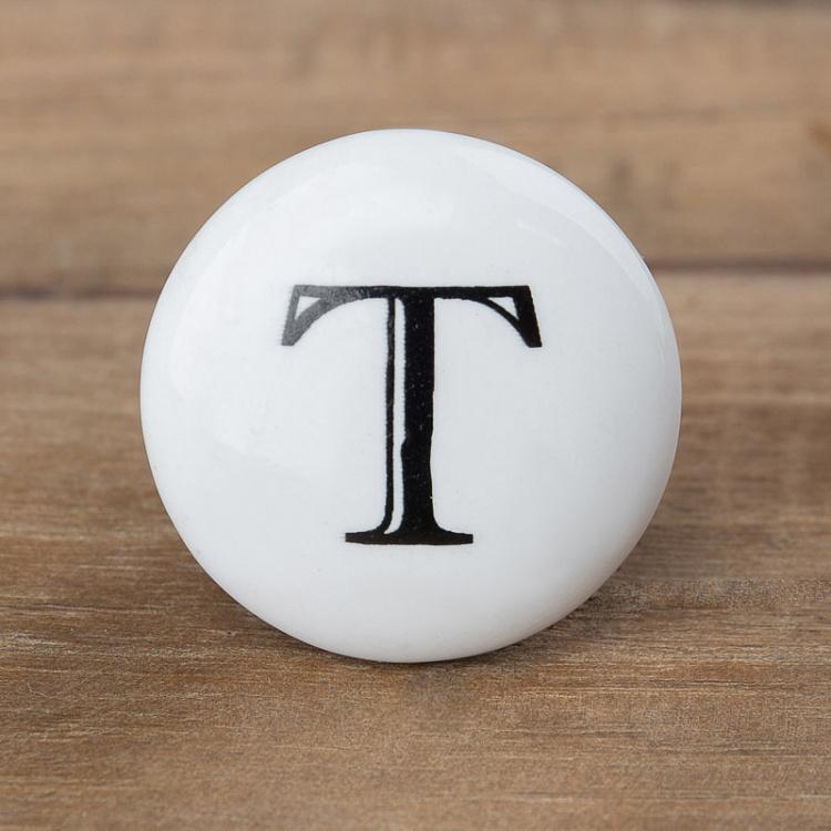 Мебельная ручка Алфавит T Alphabet Knob T