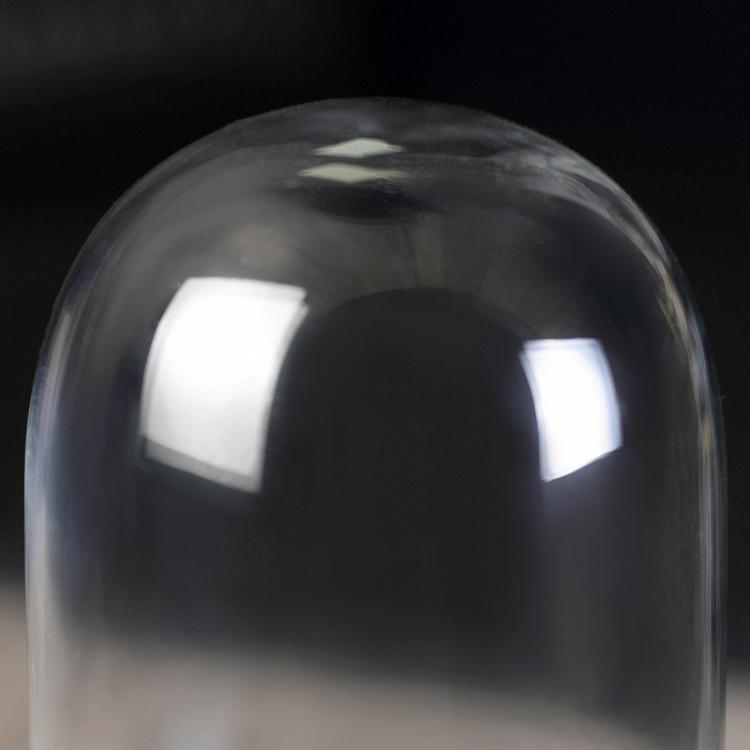 Стеклянный клош с основанием 3 Globe 3 And Socle D13 cm