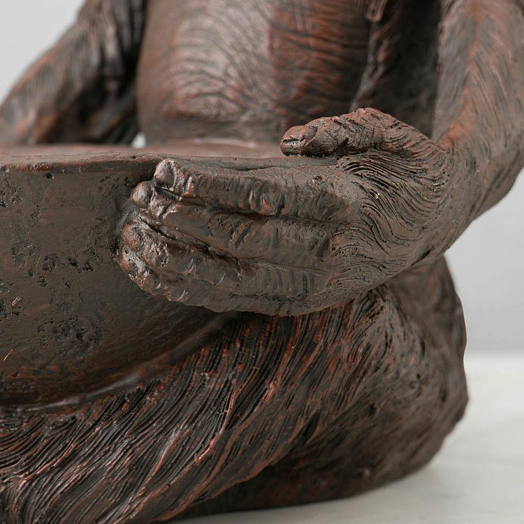 Настольная лампа с абажуром Обезьяна с блюдом Monkey Tray Lamp With Shade