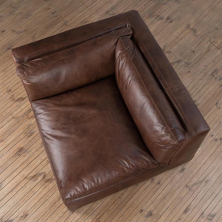 Угловой модульный кожаный диван Зенна 2, S Zenna Group Small 2 Leather